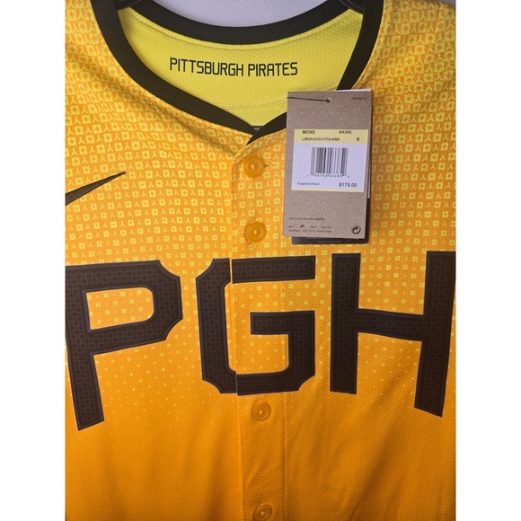 Nike Pittsburgh Pirates Paul Skenes City Connect Jersey Mens Small - Picture 2 of 6